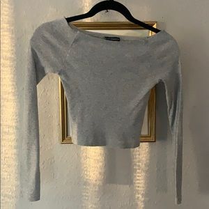 Brandy Melville long sleeve fitted top